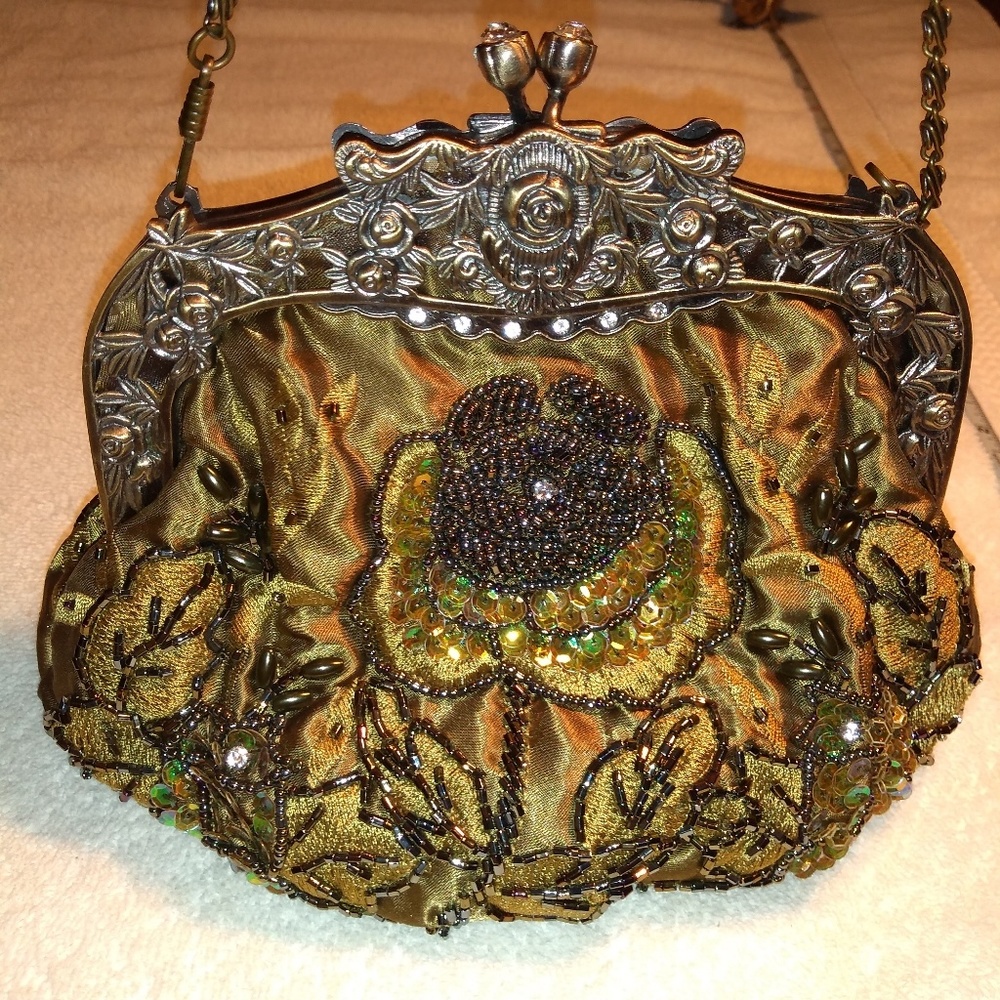 Beaded Beautiful Jeweled New Evening Bag